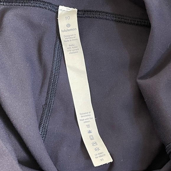 Lululemon Athletica Dark Blue Leggings - Picture 7 of 8